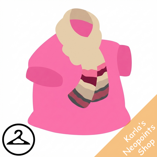 Premium Collectible: Long Sweater with Scarf