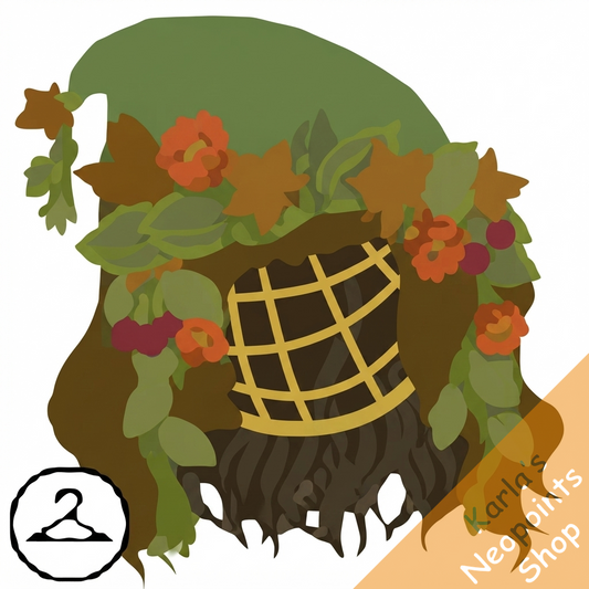 Premium Collectible: Whimsical Fall Hood and Wig