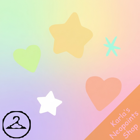 Premium Collectible: Sparkling Pastel Rainbow Background Item