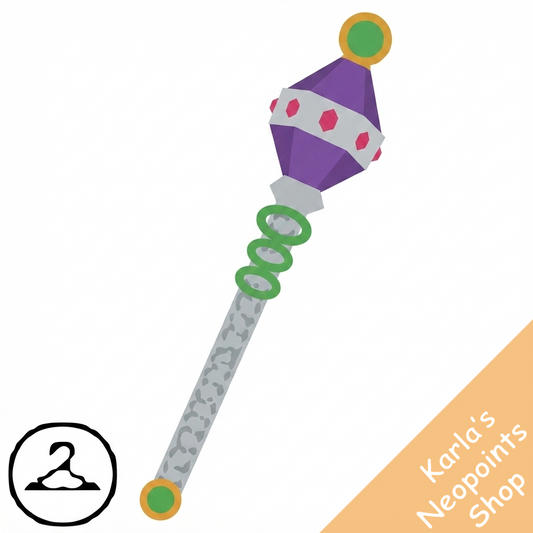 Stately Jewelled Sceptre