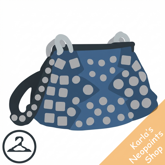 Silver Studded Purse