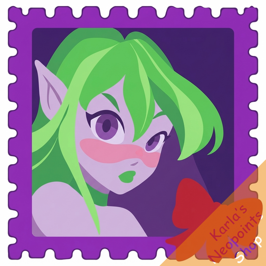 Blushing Jhudora Stamp