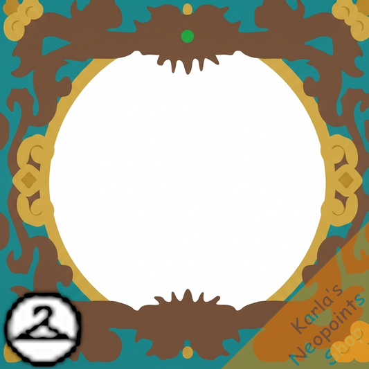 Carved Damask Frame