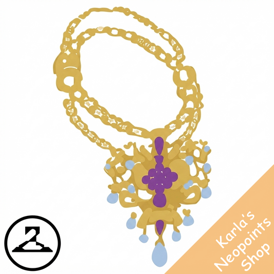 Jewelled Damask Necklace