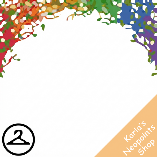 Lighted Rainbow Branch Garland
