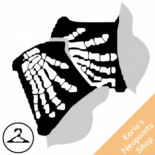 Lacy Skeleton Gloves