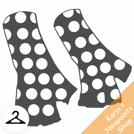 Fingerless Polka Dot Gloves