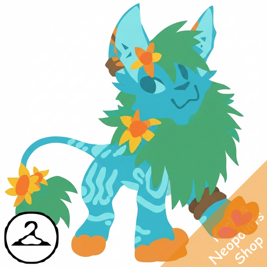 Prismatic Cyan: Tropical Island Varwolf