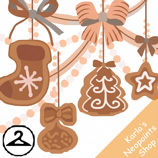 Dyeworks Brown: Sugar Icing Holiday Cookies Garland
