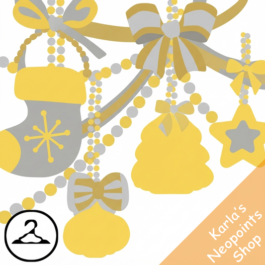 Dyeworks Yellow: Sugar Icing Holiday Cookies Garland