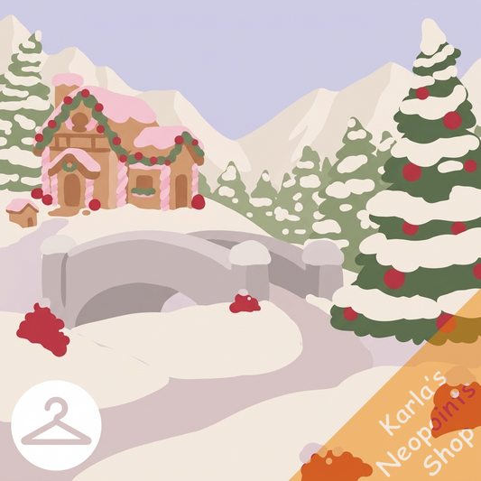 A Berry Pink Christmas Background
