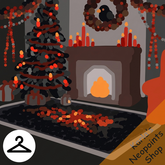 A Very Goth Christmas Background