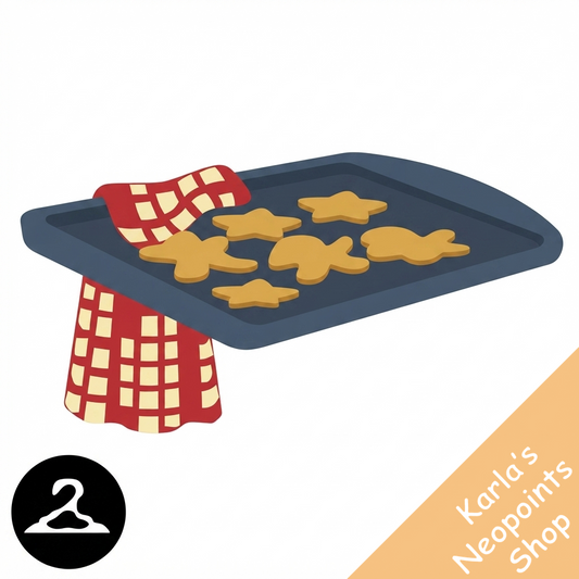 Baking Sheet of Cookies Handheld