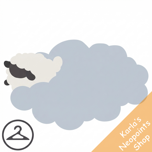 Pixel Habbo Hotel Fluffy Cloud Trinket