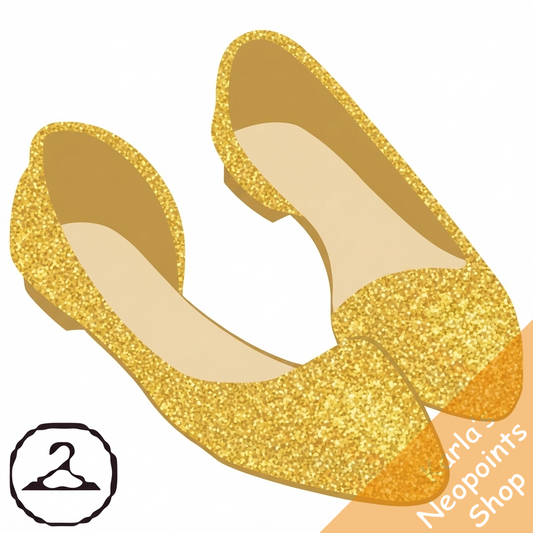 Gold New Years Shoes