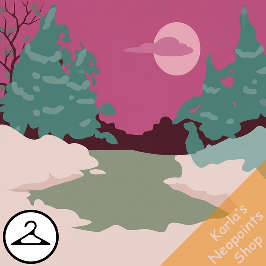 Cold Winter Night Background