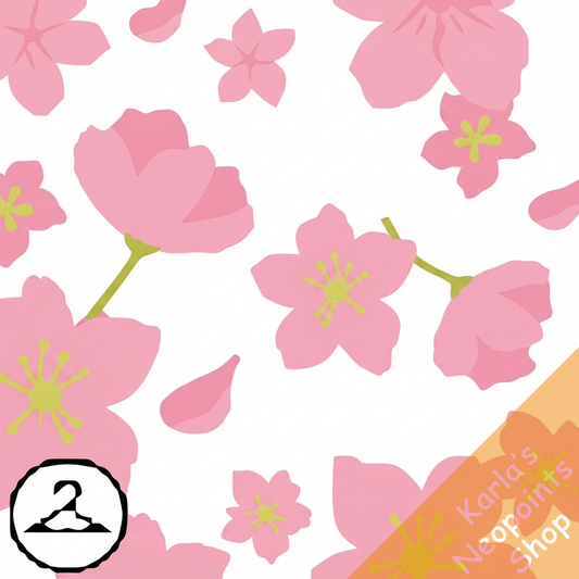 Cherry Blossom Adornments Background Item