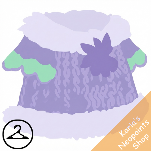 Cute Lavender Fluffy Sweater