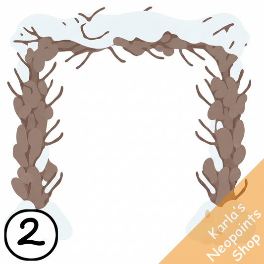 Arch of Winter Garland
