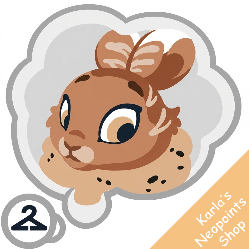Chocolate Cybunny Thought Bubble