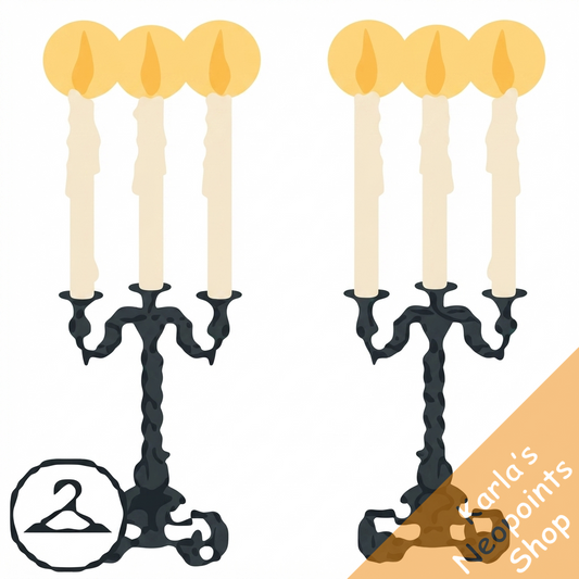 Large Candelabras Background Item