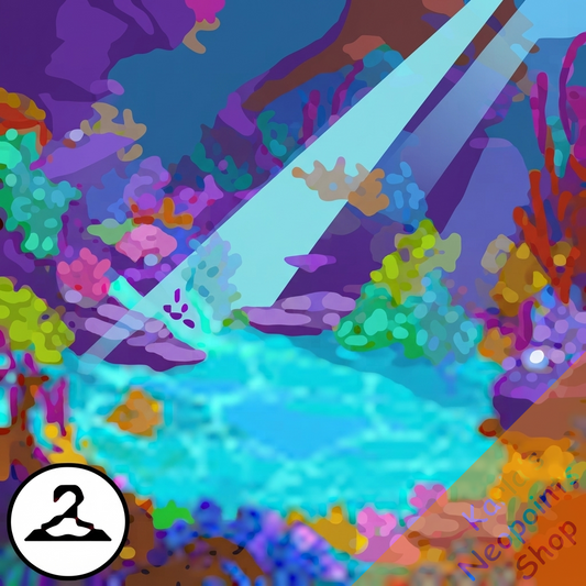 Colourful Coral Reef Background