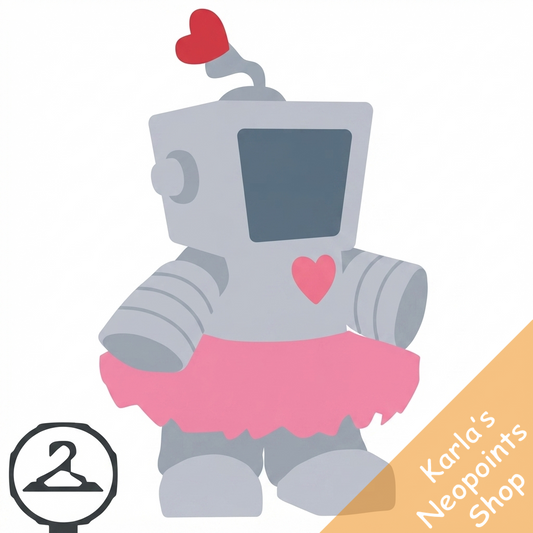 Handmade Valentine Bot Costume