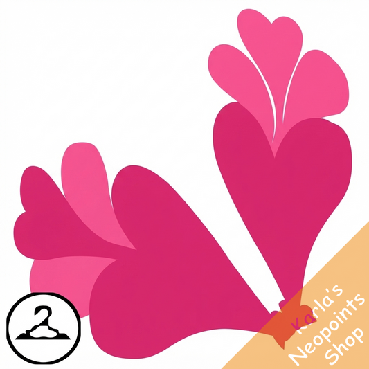 Delicate Heart Wings
