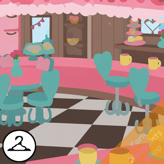 Valentine Cafe Background