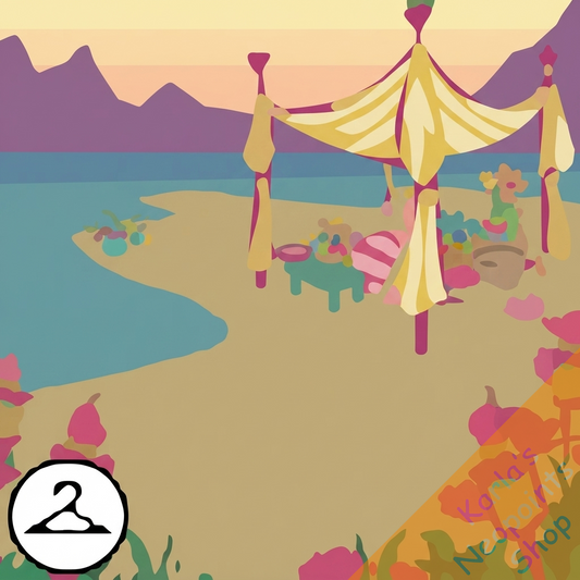 Valentine Sunset Beach Background