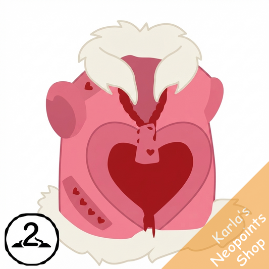 Valentine Heart Pouffy Vest