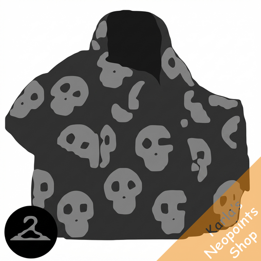 Skull Print Button Down