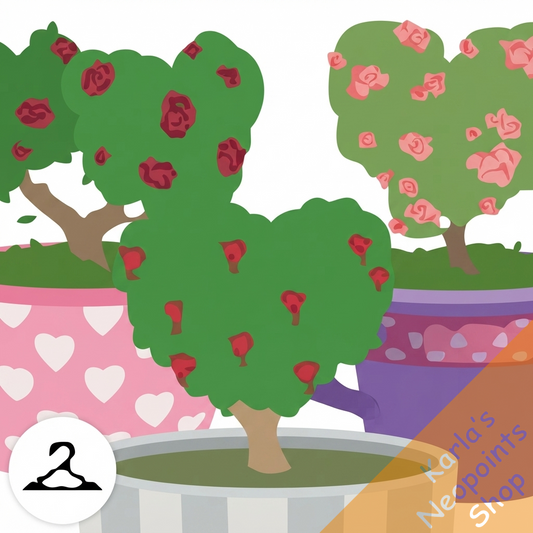 Valentine Tea Cup Garden Foreground