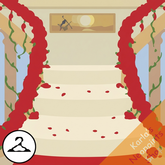 Rose Covered Staircase