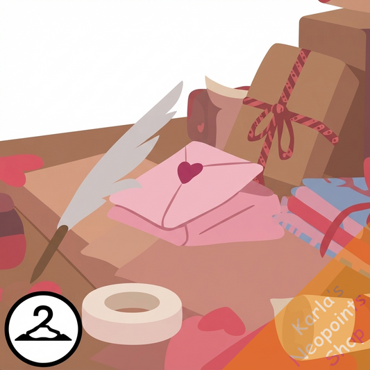 Valentines Stationery Foreground