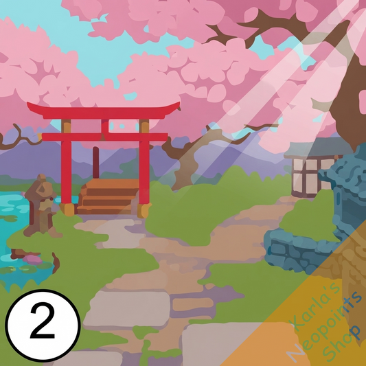 Cherry Blossom Trees Background