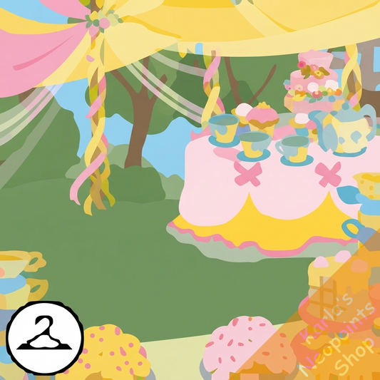 Garden Tea Background
