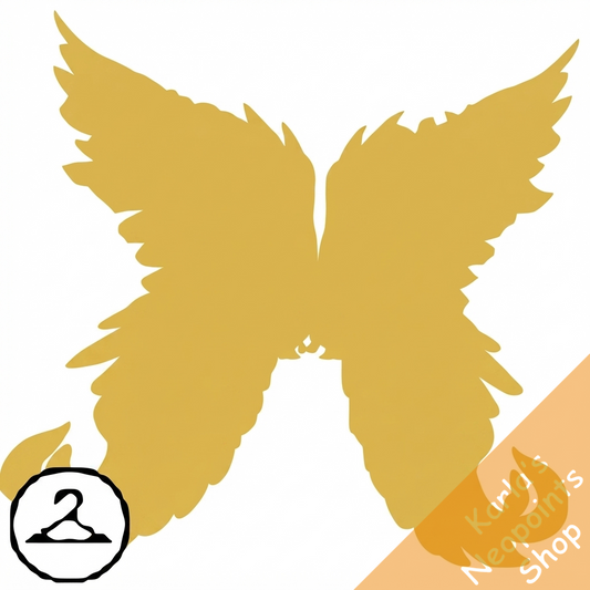 Dyeworks Gold: Jewelled Silver Wings
