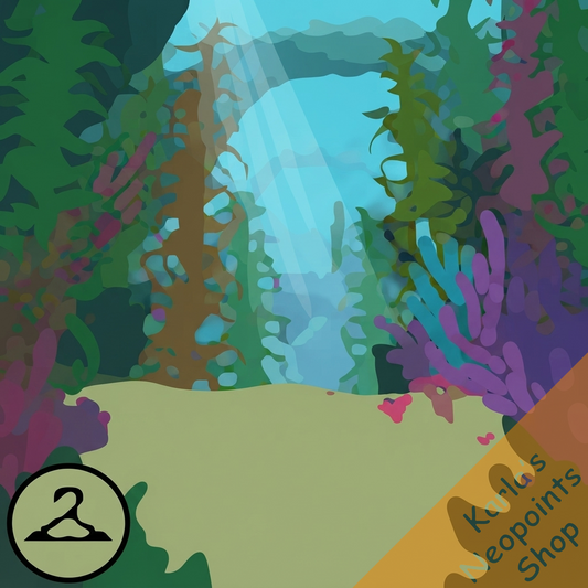 Kelp Forest Path Background