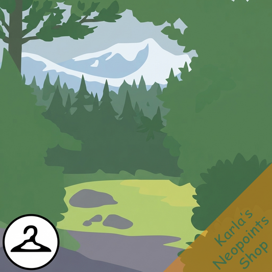 Lustrous Forest Background