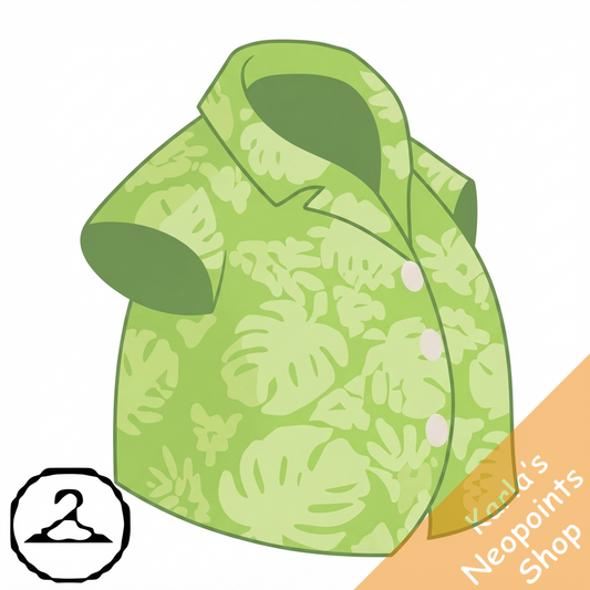 Tropical Print Button Down