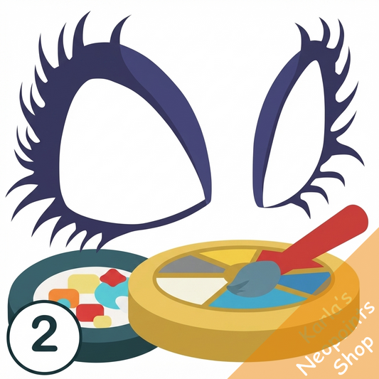 Polka Dot Eyelash Facepaint