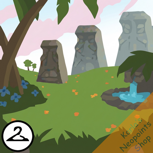 Rock Pool Tikis Background