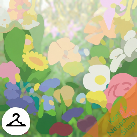 Among Flowers Background
