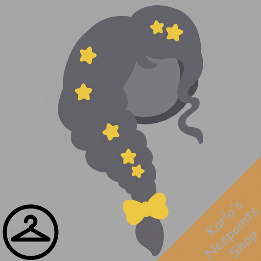 25th Anniversary Sparkling Long Braided Silver Wig