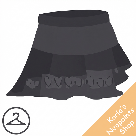 Black Hearts Skirt
