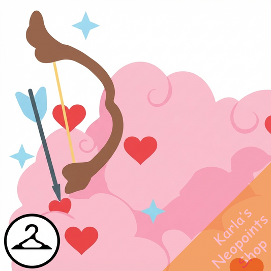 Pixel Habbo Hotel Valentine Cloud Trinket