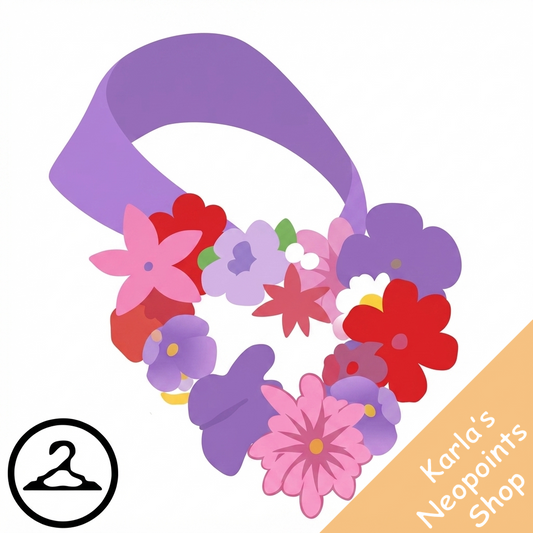 Flower Heart Necklace