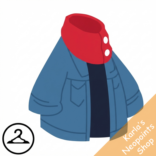 Jean Jacket with Scarf