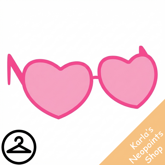 Lovely Heart Glasses